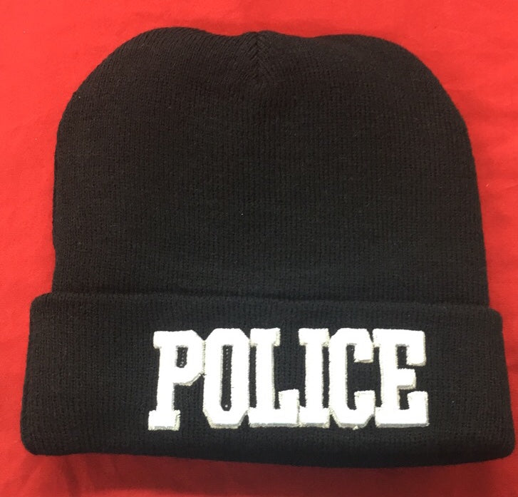 Knit cap- Police